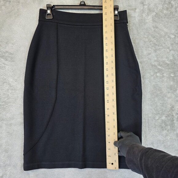 The Podolls Skirt Womens Medium Black High Waist Stretch Pencil Classic USA - Picture 4 of 7
